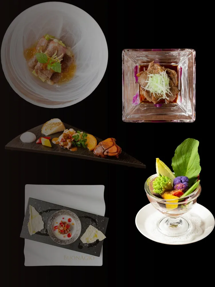 Menu ブォナージョ 京都 四条河原町の創作鉄板料理 Buonagio ブォナージョ Scene